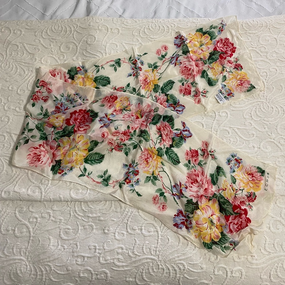 Vintage Echo Silk Scarf